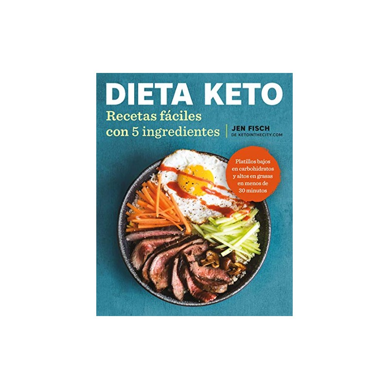 Dieta Keto: Recetas fáciles con 5 ingredientes Jen Fish - Biblioteca Online  donde Comprar Ebooks en PDF, EPUB o MOBI (Kindle)